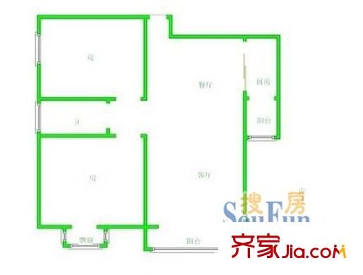 大城小院 戶型圖