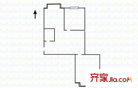 氣化小區(qū) 2室 戶型圖