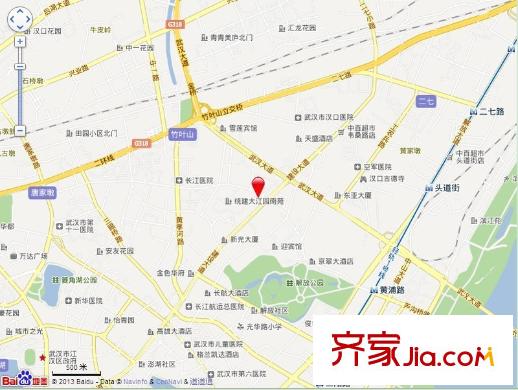 統(tǒng)建大江園北苑交通圖