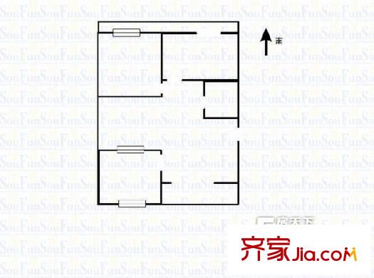 太原 面粉一廠宿舍 戶型圖