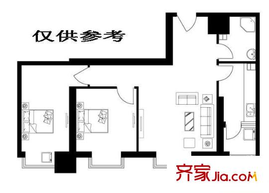 美地公館戶型圖03 3室
