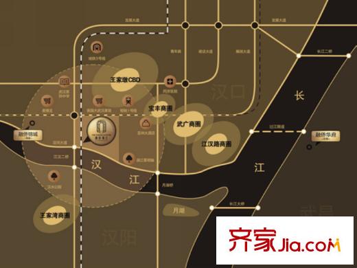 融僑錦江交通圖區(qū)位圖