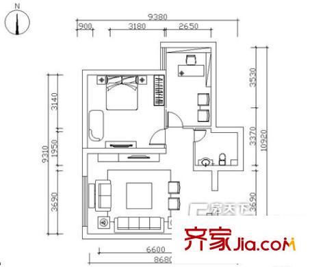太原 綠苑小區(qū)二期 戶型圖