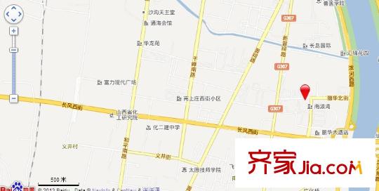 綠苑小區(qū)二期交通圖太原  