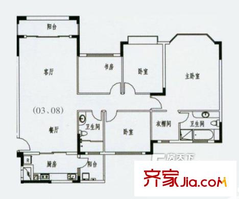 太原 佳境花苑 戶型圖