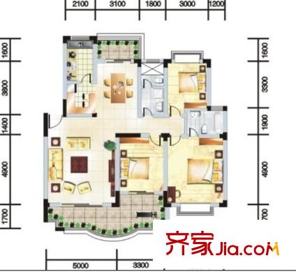 佳源花都 0室 戶型圖