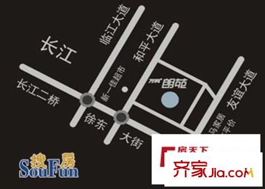 萬科朗苑交通圖