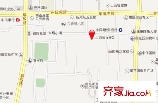 教場巷省計委宿舍交通圖太原  