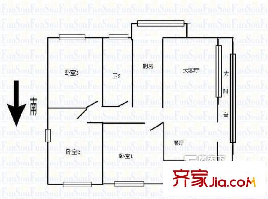 太原 機電廳小區(qū) 戶型圖
