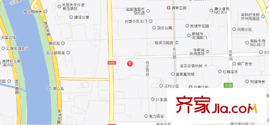 假肢廠宿舍交通圖太原  