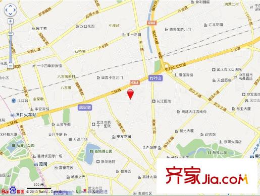 蔡家田B區(qū)交通圖