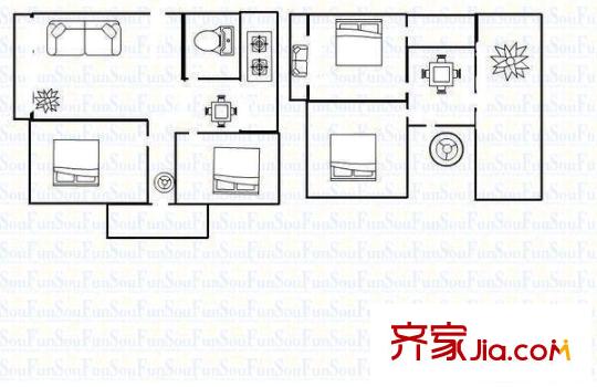 太原 和平晶座 戶型圖