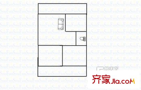 太原 服裝鞋帽大廈 戶型圖