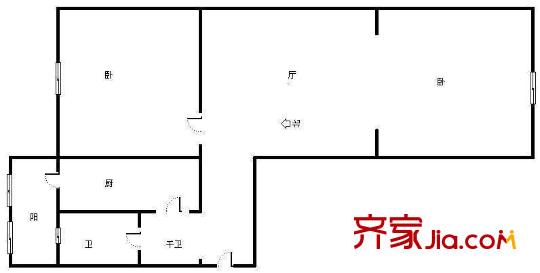 太原 得風公寓樓 戶型圖