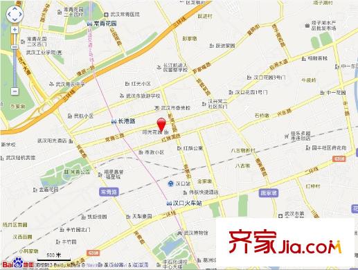 陽光花園交通圖