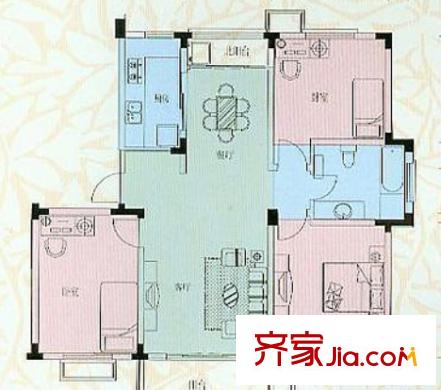 云鶴小區(qū)戶型圖三室二廳 戶型圖 3室2廳