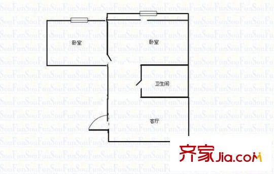 寶馨居高層住宅小區(qū)戶型圖409096911800 2室