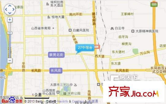27中宿舍交通圖太原  