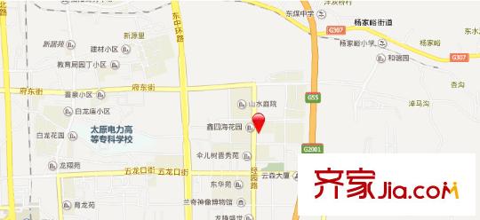 逸景公寓交通圖太原  