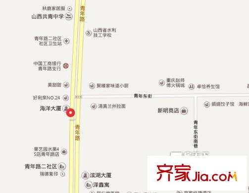 信投小區(qū)交通圖太原  