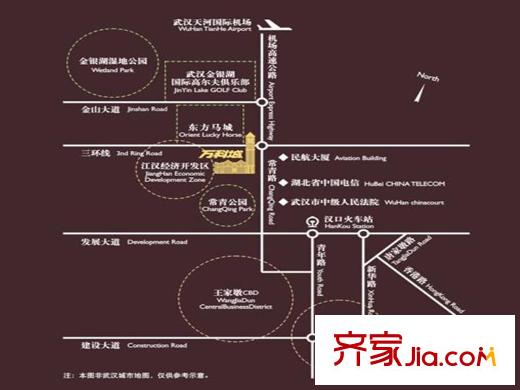 萬科城交通圖