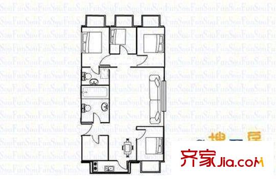 小北門射擊基地宿舍戶型