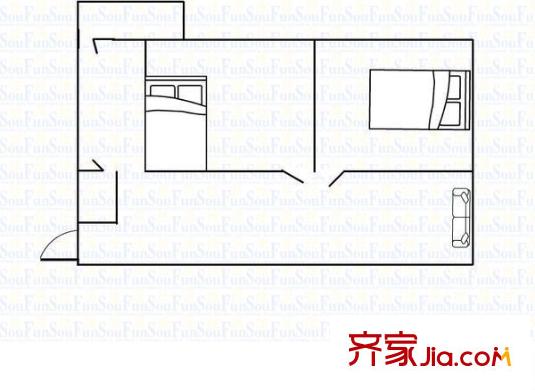 太原 小北門射擊基地宿舍 戶型圖