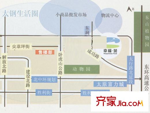 幸福苑交通圖