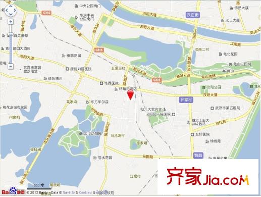 五里漢城交通圖