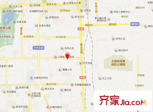 薇彩雅苑交通圖太原  