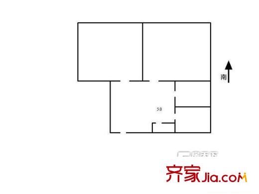 團校宿舍戶型圖3.2 2室