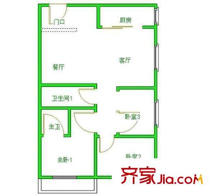 太原 團校宿舍 戶型圖