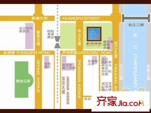 武漢天地御江苑交通圖項(xiàng)目
