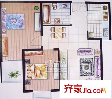 太原 特別特花園 戶型圖