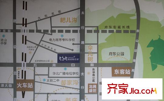 特別特花園交通圖區(qū)位圖