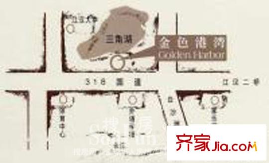 金色港灣四期交通圖