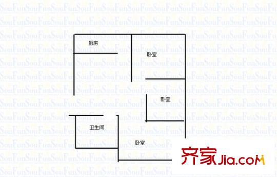 世紀(jì)朝陽(yáng) 3室 戶型圖