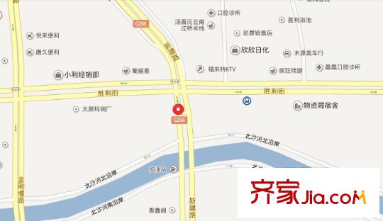 食品三廠宿舍交通圖太原  
