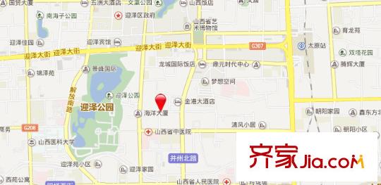水利機械廠宿舍交通圖太原  