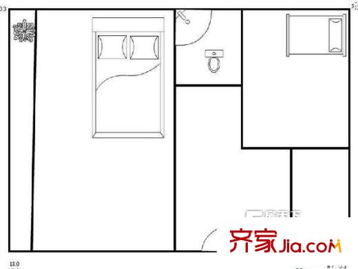 太原 山西省機(jī)電設(shè)計(jì)研究院宿舍 戶(hù)型圖