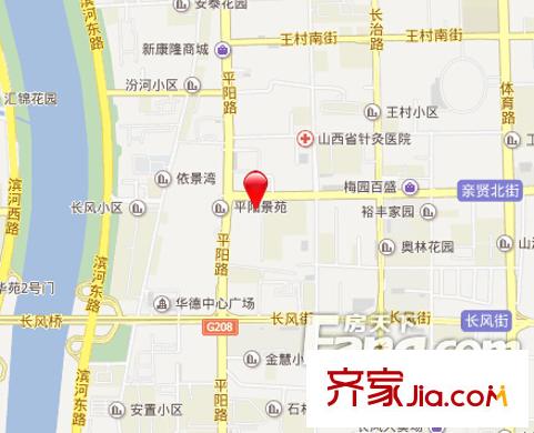水工大廈交通圖太原  
