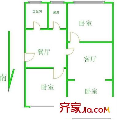 太原 氣象局宿舍 戶型圖