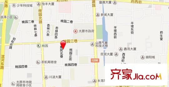 氣象局宿舍交通圖太原  