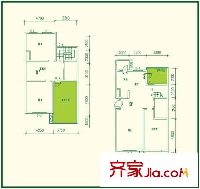 親賢百萬莊園 9室 戶型圖
