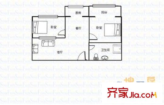 親賢百萬莊園 6室 戶型圖