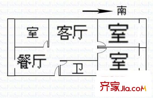 親賢百萬莊園 3室 戶型圖