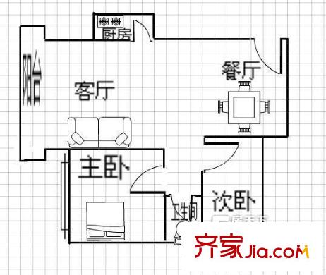 太原 茂園小區(qū) 戶型圖