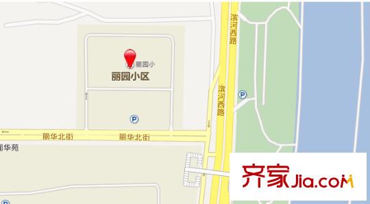 麗園小區(qū)交通圖太原  