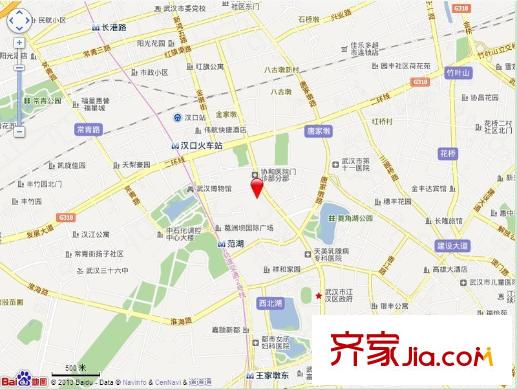 新華西美林公館交通圖