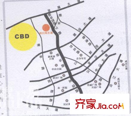 新華西美林公館交通圖